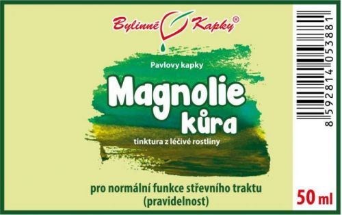 Magnolie kůra - bylinné kapky (tinktura) 50 ml