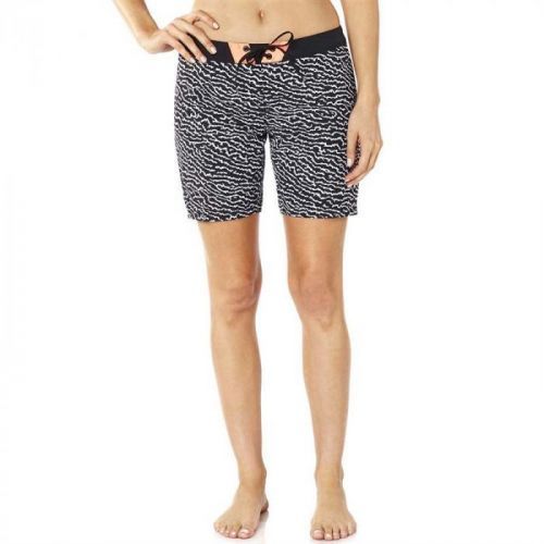 koupáky FOX - Chargin Boardshort Black/White (018)