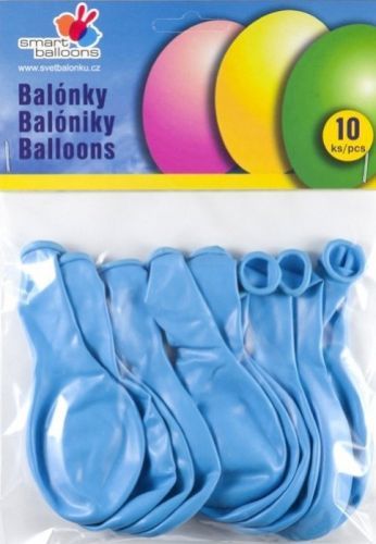 Smart Ballons Balónky G90 - světle světle modré, 10 ks PG90-1009