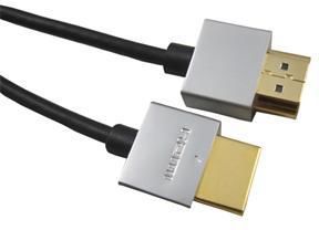 PREMIUMCORD Slim Kabel HDMI+Ethernet, zlac., 3m (kphdmes3)