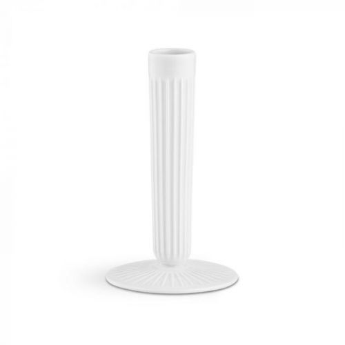 Bílý kameninový svícen Kähler Design Hammershoi, výška 16 cm