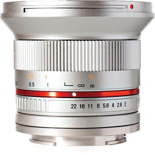 SAMYANG 12 mm f/2 NCS CS pro Canon EF-M stříbrný