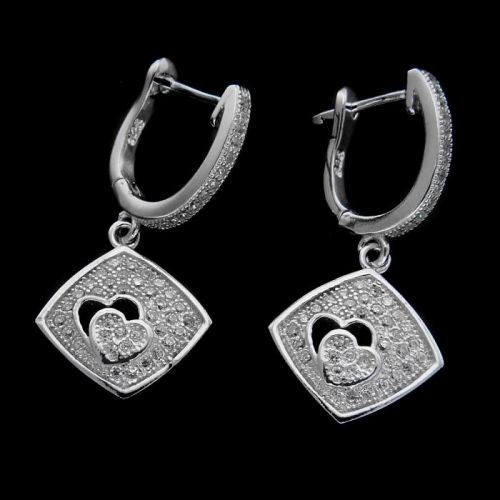 Stříbrné náušnice 24979