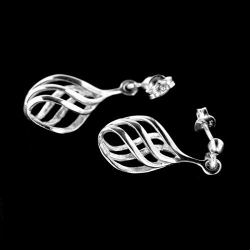 Stříbrné náušnice 15121