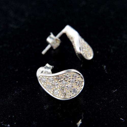 Stříbrné náušnice 14717