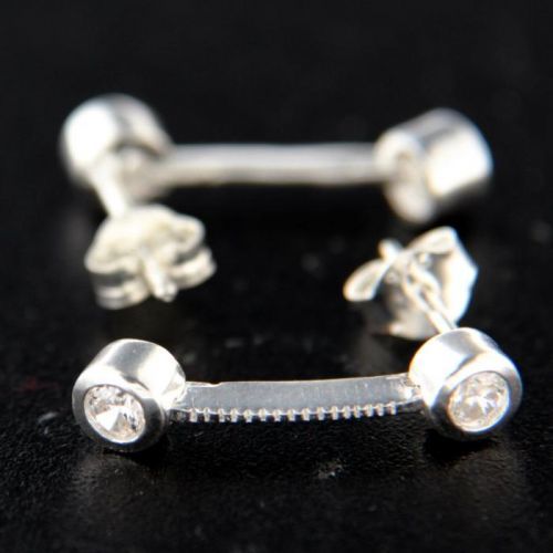 Stříbrné náušnice 14677