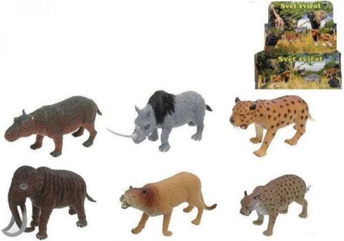 TEDDIES Zvířátka pravěká 15,5 cm 6 druhů