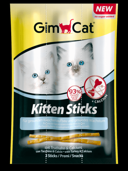 GIMPET Sticks Kitten krocan+calcium 3ks