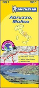 Abruzzo and Molise(Sheet map, folded)