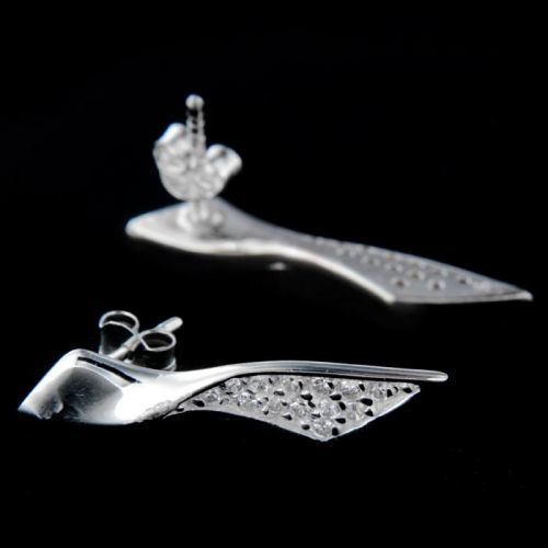 Stříbrné náušnice 14193