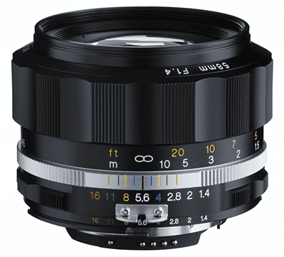 VOIGTLÄNDER 58 mm f/1,4 MF Nokton SL II-S černý pro Nikon