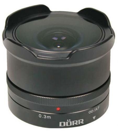 DORR 9,3 mm f/8 Fisheye pro Olympus/Panasonic MFT