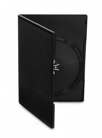 COVER IT Krabička na 2 DVD 9mm slim černý 10ks/bal, 27026P10