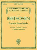 Ludwig Van Beethoven: Favourite Piano Works (noty, sólo klavír)