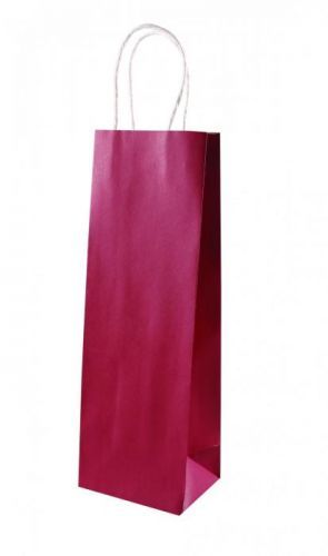 Dárková papírová taška vínová, 12x36m