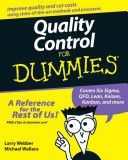 Quality Control For Dummies (Webber Larry)(Paperback)