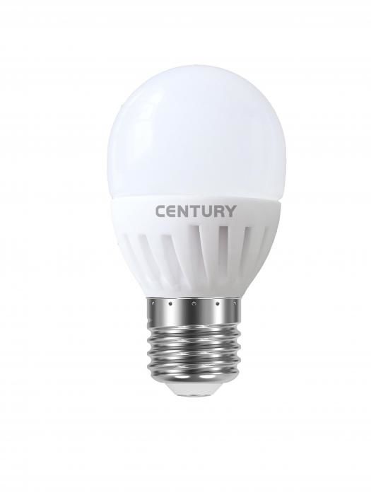 CENTURY LED MINI GLOBE ONDA 8W E27 6500K 850Lm 200d 45x85mm IP20