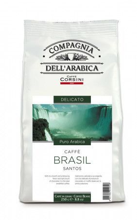 CAFFÉ CORSINI BRASILE SANTOS kávová zrna 250g