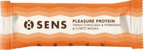 SENS Pleasure Protein tyčinka s cvrččí moukou -  Tmavá čokoláda & Pomeranč
