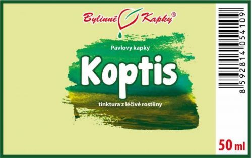 Koptis - bylinné kapky (tinktura) 50 ml