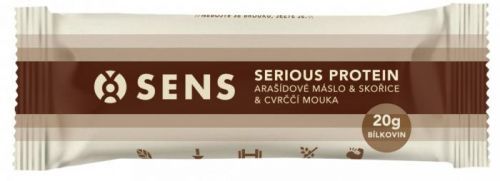 SENS Serious Protein tyčinka s cvrččí moukou - Arašídové máslo & Skořice