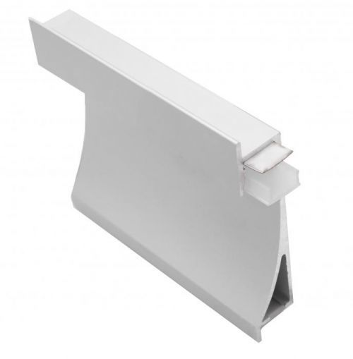 CENTURY AL PROFIL nástěnná podlahová lišta pro LED pásek 8mm opálový kryt IP20 délka 2m