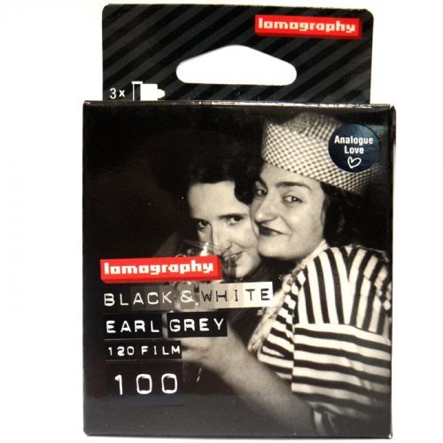 LOMOGRAPHY film ČB 100/120 3 pack -Earl Grey