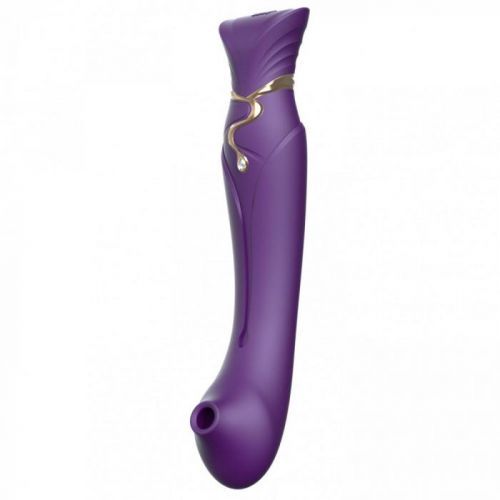 ZALO - QUEEN SET G-SPOT PULSEWAVE VIBRATOR TWILIGHT PURPLE