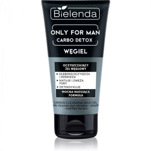 Bielenda Only for Men Carbo Detox matující čisticí gel pro muže