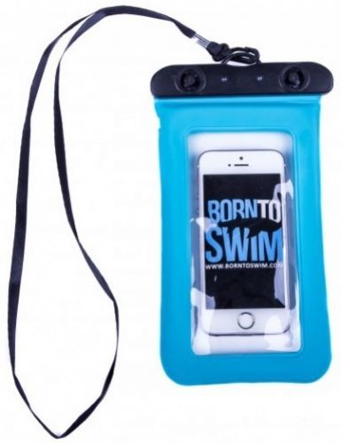 BornToSwim Waterproof Phone Bag Modrá