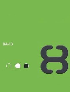 Spona na ramínka Julimex BA13 - UNI - Bílá