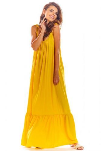 Žluté šaty A307
