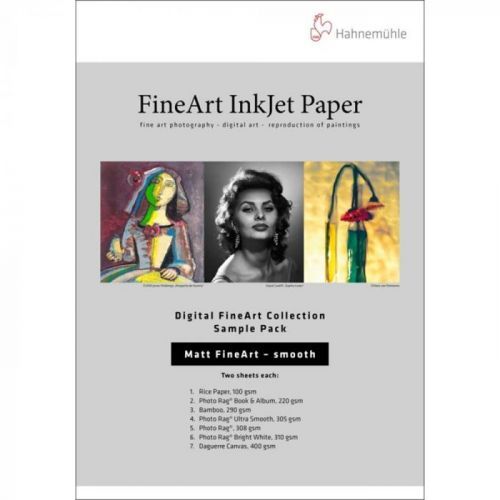 HAHNEMÜHLE A4 Sample Pack Matt FineArt Smooth