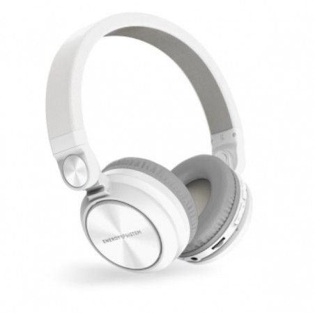 ENERGY Headphones BT Urban 2 Radio White, Bluetooth sluchátka s vestavěným FM rádiem a microSD MP3 přehrávačem, 448456