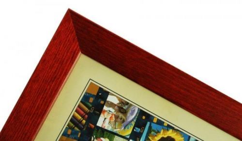 CODEX SLS rám 10x15 dřevo, vínová 006