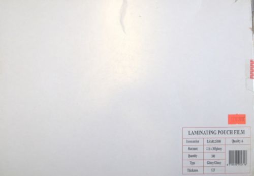 Laminovací fólie 100 ks, A6, 125mic, lesklá