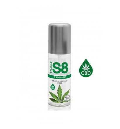Stimul8 Lubrikační gel S8 Hybrid Cannabis Lube 125 ml