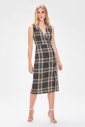 Trendyol Black Tweed Dress