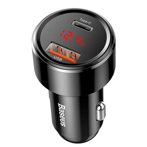 CL autonabíječka Baseus CCMLC20C QC4.0 Quick Charge USB + USB-C port 45W