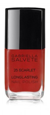 Lak na nehty Gabriella Salvete - Longlasting Enamel 25 Scarlet 11 ml