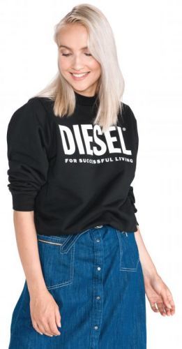 Diesel F-Ang Mikina Černá