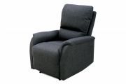 Polohovací TV křeslo, šedá látka, kov černá TV-5060 GREY2 TV-5060 GREY2 Autronic