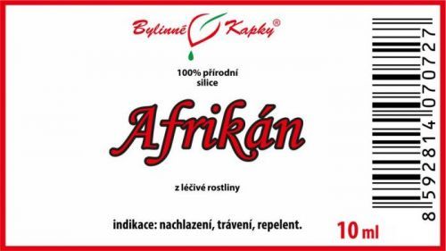 Afrikán - 100 % přírodní silice - esenciální (éterický) olej 10 ml