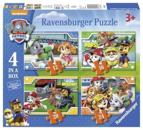 Ravensburger Puzzle 069361 Tlapková Patrola 4 V 1