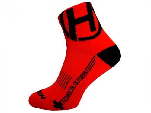 Ponožky Haven Lite Neo 2 ks - červené-černé, 6-7