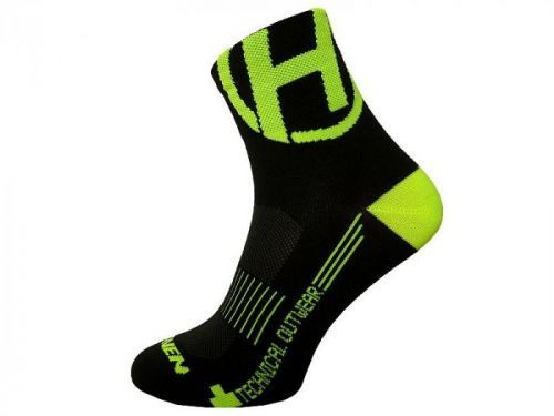 Ponožky Haven Lite Neo 2 ks - černé-žluté, 8-9