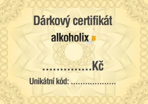 Dárkový poukaz Alkoholix.cz, 1500