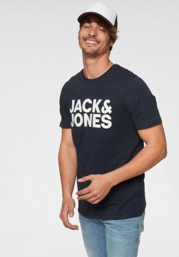 Jack & Jones Tričko Jack & Jones tmavě modrá - standardní velikost S-48