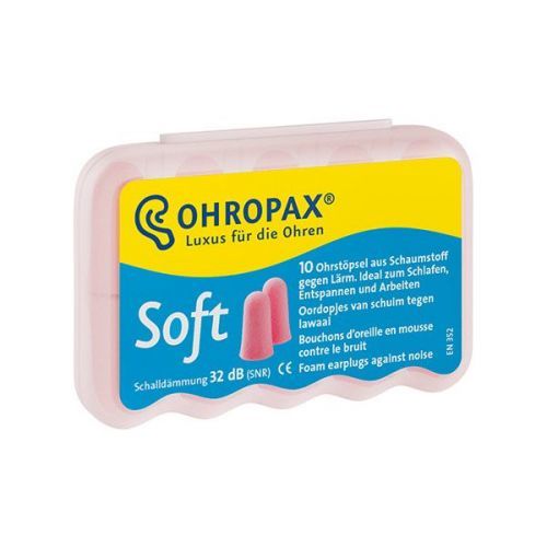 Ohropax Špunty Do Uší Ohropax Soft - 5 Párů