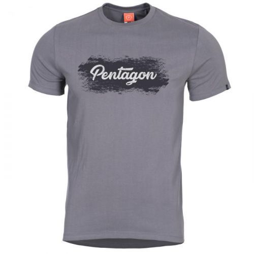 Tričko Pentagon Grunge - šedé, 3XL